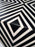 Art Deco Style Sculptural Resin Black and White Side or End Table, a Pair