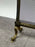 Antique French Art Nouveau Brass Firescreen with Floral & Ribbon Bouquet