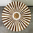 Art Deco Style Brown & White Cylindrical Walnut Resin End Table or Stool, a Pair
