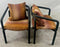 Brian Kane Rubber Chair for Metropolitan Furniture / Steelcase 1980's , A Pair