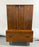 Mid-Century Modern American of Martinsville Walnut High Boy Dresser or Armoire