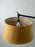 Industrial Style Adjustable Cantilever Arm Floor Lamp with Burlap Drum Shade
