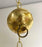 Mid-Century Modern Style Oval Spaceship Brass Pendant or Lantern