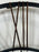 Vintage Industrial Howard Miller "Postema" 49" Oversized Wrought-Iron Wall Clock