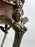 French Empire Louis XV Style Winged Angels Bronze Inlaid Gueridon Pedestal Table