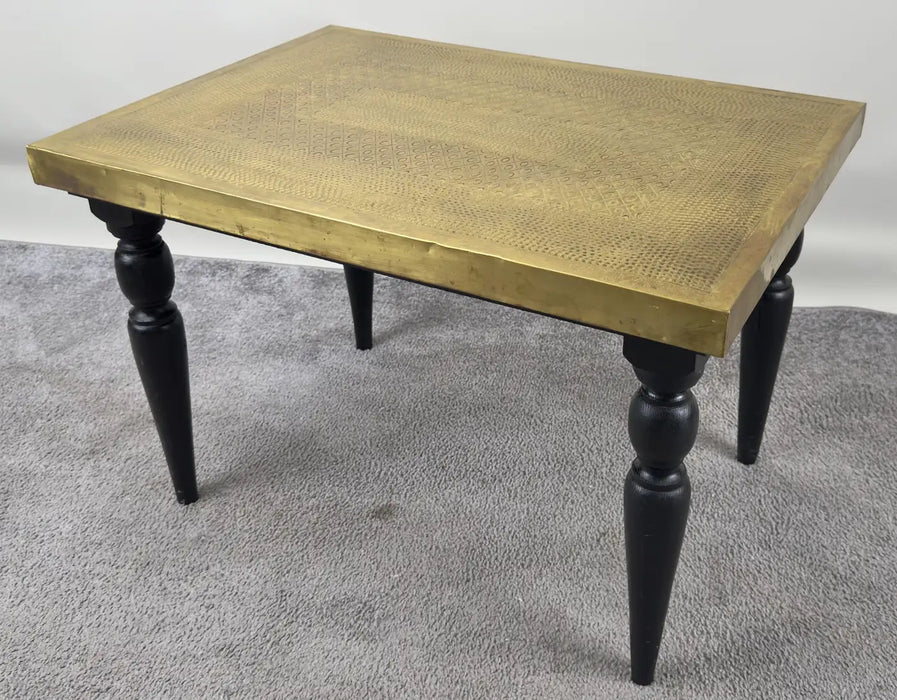 Hollywood Regency Style Brass Center or End Table