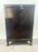 Vintage Asian Black Lacquered Cabinet or Chest with Hand-Painted Floral Motif