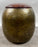 Mid-Century Modern Style Bronze Ottoman or Stool with Leather Top, a Pair