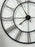 Vintage Industrial Howard Miller "Postema" 49" Oversized Wrought-Iron Wall Clock