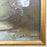 Still Life Flowers Oil on Canvas Painting in Custom Gilt Frame, Signed C.Johnson