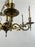 French Louis XVI Revival Style Brass Chandelier - 6 Arms