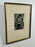Figurative Abstract Etching on Paper Titled Companions by Jospeh Passalacqua 1950's