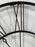 Vintage Industrial Howard Miller "Postema" 49" Oversized Wrought-Iron Wall Clock
