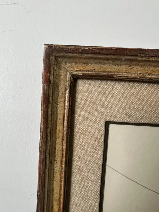 Philip Jamison Coastal Scene Watercolor Painting , Signed & Framed 1950's