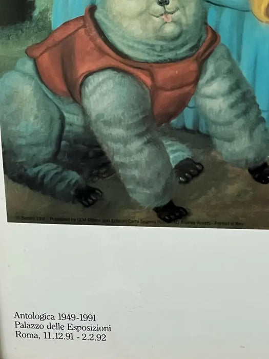 Fernando Botero Una Famiglia 1991 Original Poster 1989