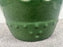 Vintage Chinoiserie Emerald Green Glazed Ceramic Drum Garden Stool or Pedestal