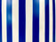 Art Deco Style Blue & White Cylindrical Resin Side, End Table or Stool, a Pair