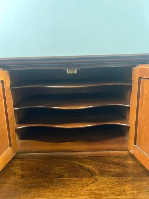 Queen Anne Style Pennsylvania House Secretary Writing Desk in Cherry Wood