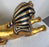 Egyptian Hand Painted Gold Sphinx Statue