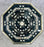 Moroccan Black & White Bone with Filigree Inlay Octagonal End Table, a Pair