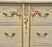 French Provincial Hand Painted Commode or Chest of Drawers with Floral Design