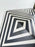 Art Deco Style Sculptural Resin Black and White Side or End Table, a Pair