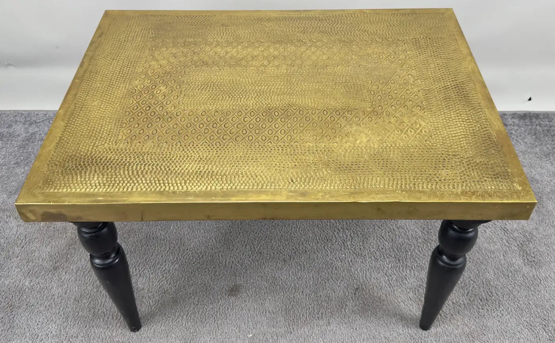 Hollywood Regency Style Brass Center or End Table