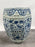 Chinese Qianlong Style Porcelain Octagonal Garden Blue & White Stool, a Pair