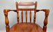 Mid-Century Americana Maple Wood Carved Chair, Armchair