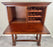 Traditional Style Mahogany Wine Bar Secretary Cabinet by South Cone Trading Co