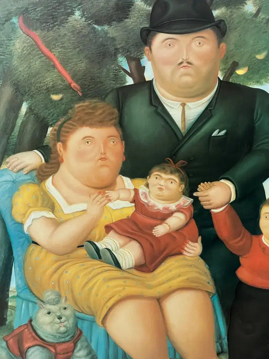 Fernando Botero Una Famiglia 1991 Original Poster 1989