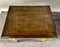 French Louis XVI Style Carved & Antiqued Finish Green Side or End Table