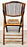 Mid Century Modern Organic Hand Crafted Bamboo Folding Chair, Set of 4