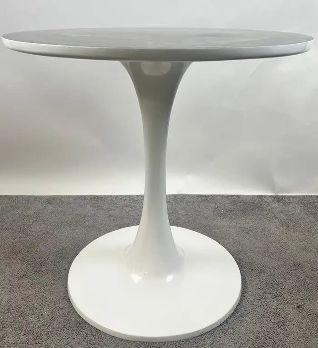 Eero Saarinen MCM Style Tulip Dining or Center Table with Epoxy Resin Design Top