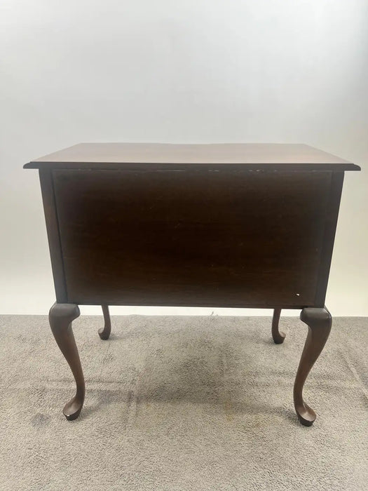Vintage Pennsylvania House Queen Anne Style 2-Drawer Table or Low-Boy Chest