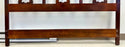 Baker Furniture Chippendale Style Carved Mahogany Queen pierced splat Headboard