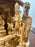 Religious Hand Carved Olive Wood Nativity Set with Stable, Holy Family, Wise Men