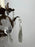 French Regency Style Bronze Wall Sconces with Crystal Drops and Shades, a Pair