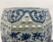 Chinese Qianlong Style Porcelain Octagonal Garden Blue & White Stool, a Pair