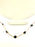 7.80 Carat Oval Blue Sapphire Station Chain Necklace in 18k Solid Yellow Gold