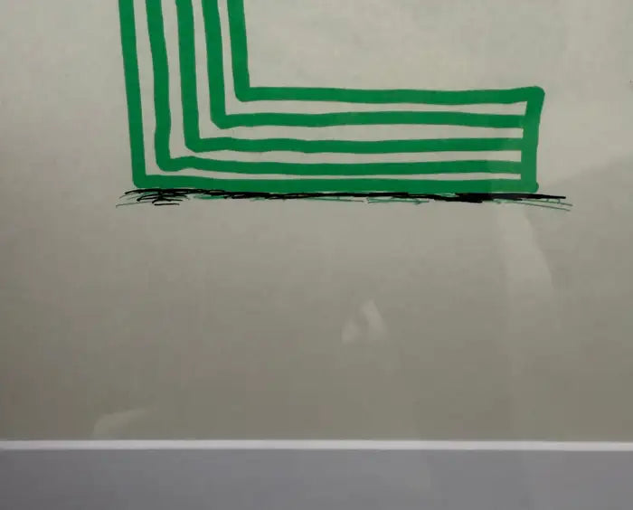 David Hockney — Letter L from Hockney’s Alphabet, 1991 - Lithograph, Framed 1991