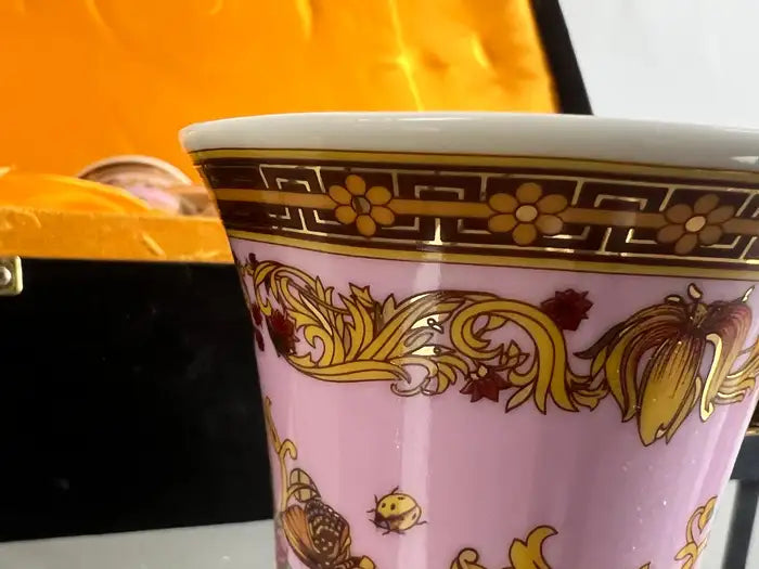 Le Jardin de Versace Rutherford Butterfly Lady Bug Garden Coffee Set, 12Pcs