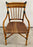 Mid Century Boho Chic Faux Bamboo Rattan Chair