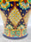 Mexican Talavera Multi-color Handmade Pottery Lidded Vase or Urn
