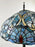 Art Nouveau Tiffany Sale Blue Stained Glass Dome Shaped Shade Floor Lamp