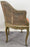 French Louis XV Style Cane Bergere Petite Salon Chair, a Pair Circa 1910's