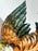 Vintage Hand-Painted Italian Majolica Ceramic Fighting Rooster Sculpture, a Pair 1980's