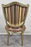 French Louis XVI Style Gilt & Plum Damask Pattern Upholstery Dining Chairs 10pcs