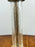 Vintage Empire Style Brass Fluted Crystal Column Table Lamp 1970's , a Pair