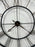 Vintage Industrial Howard Miller "Postema" 49" Oversized Wrought-Iron Wall Clock